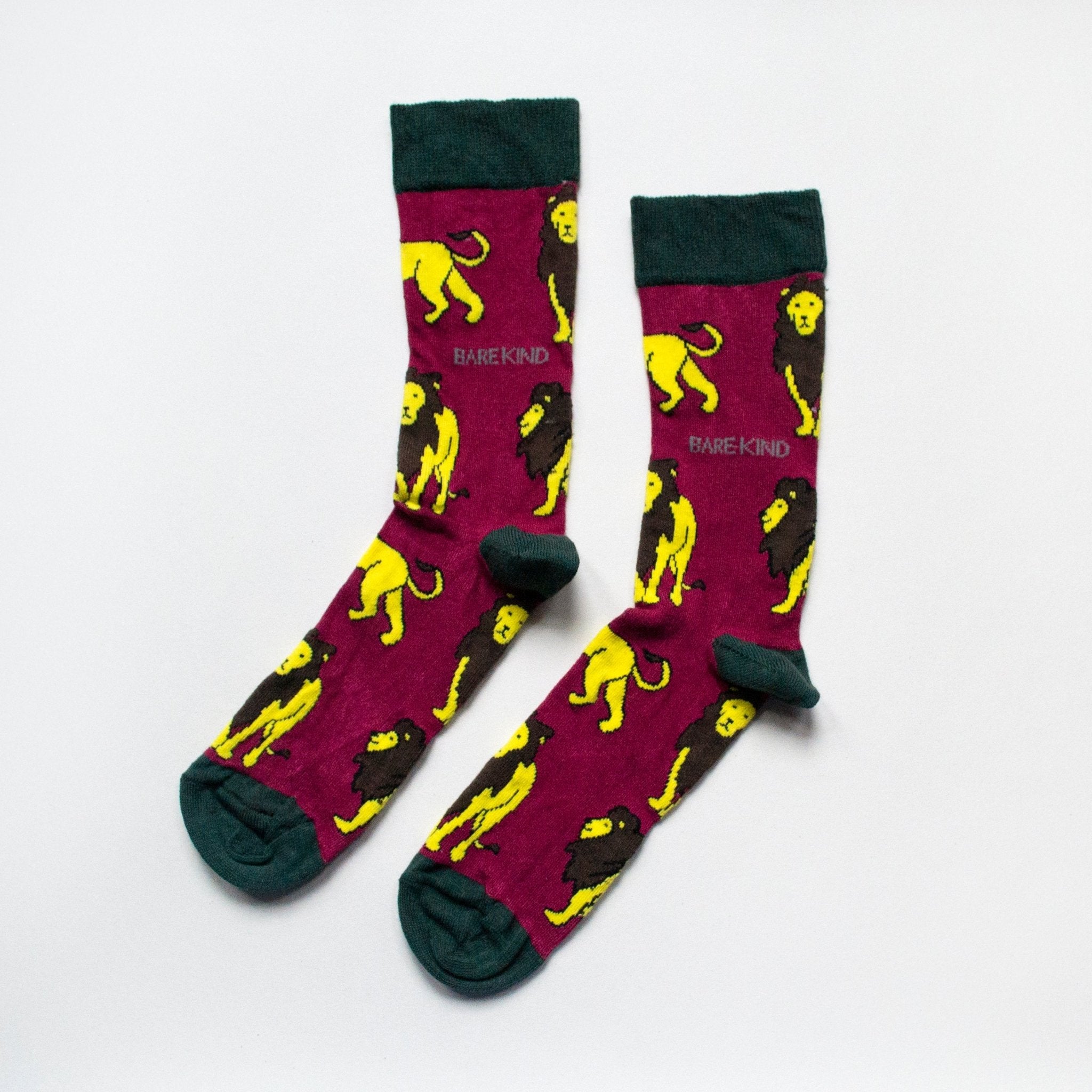 Bare Kind Bamboo Socks - Save the Lions - Y.O.U underwear