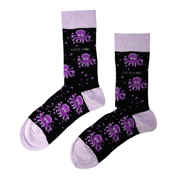 Bare Kind Bamboo Socks - Save the Octopus - Y.O.U underwear