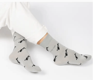 Bare Kind Bamboo Socks - Save the Orcas Small Motif - Y.O.U underwear