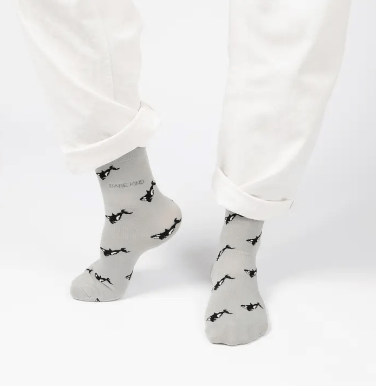Bare Kind Bamboo Socks - Save the Orcas Small Motif - Y.O.U underwear