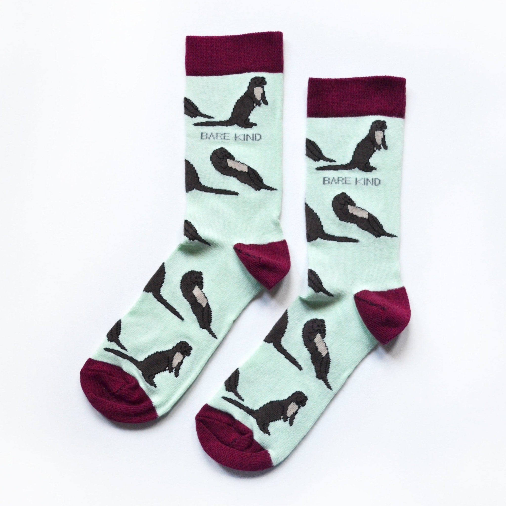 Bare Kind Bamboo Socks - Save the Otters - Y.O.U underwear