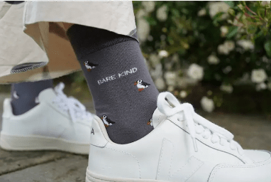 Bare Kind Bamboo Socks - Save the Puffin Small Motif - Y.O.U underwear