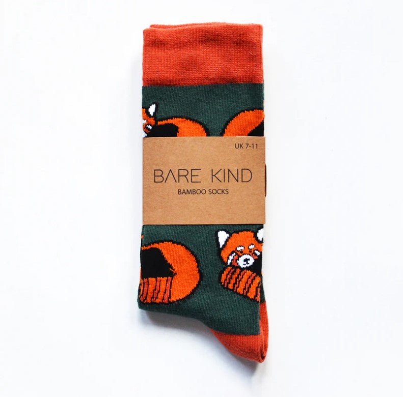 Bare Kind Bamboo Socks - Save the Red Panda - Y.O.U underwear