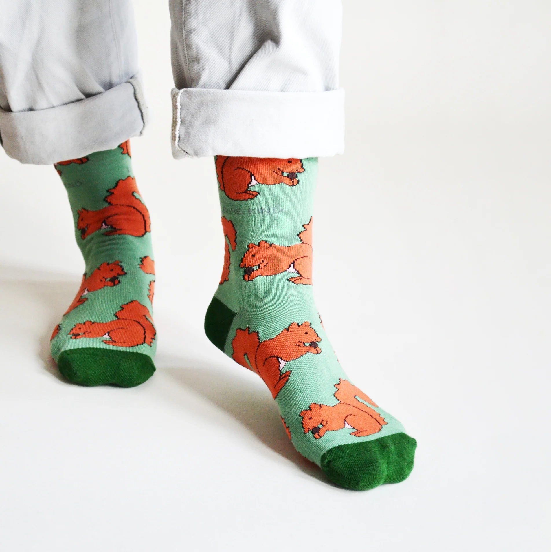 Bare Kind Bamboo Socks - Save the Red Squirrels - Y.O.U underwear