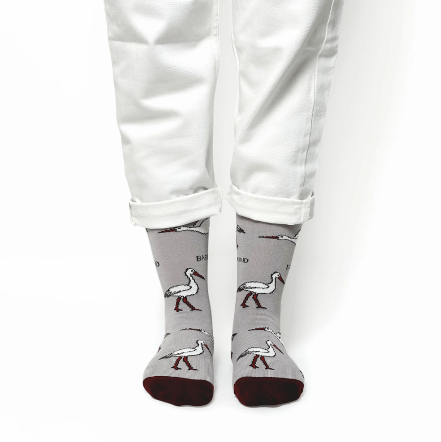 Bare Kind Bamboo Socks - Save the Storks - Y.O.U underwear