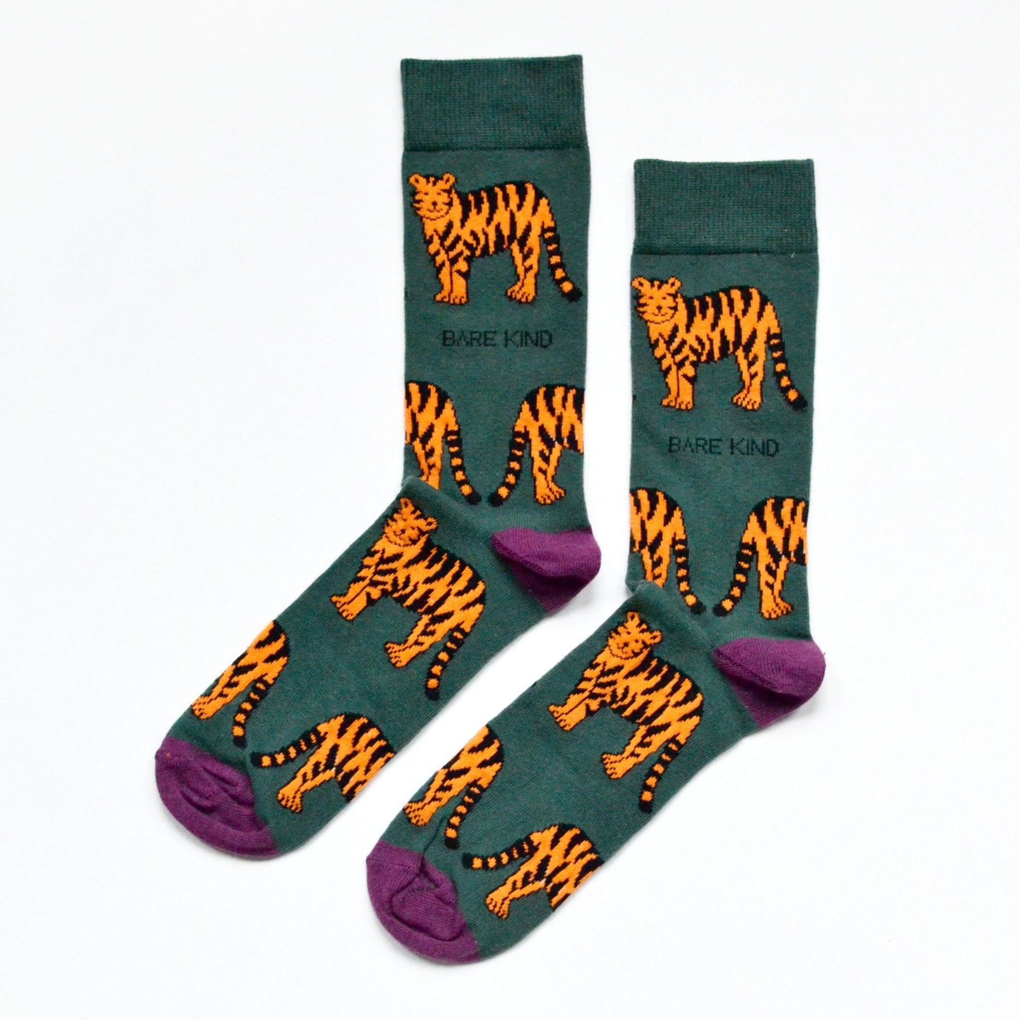 Bare Kind Bamboo Socks - Save the Tigers - Y.O.U underwear