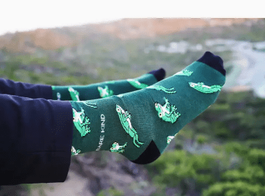 Bare Kind Bamboo Socks - Save the Tree Frogs - Y.O.U underwear