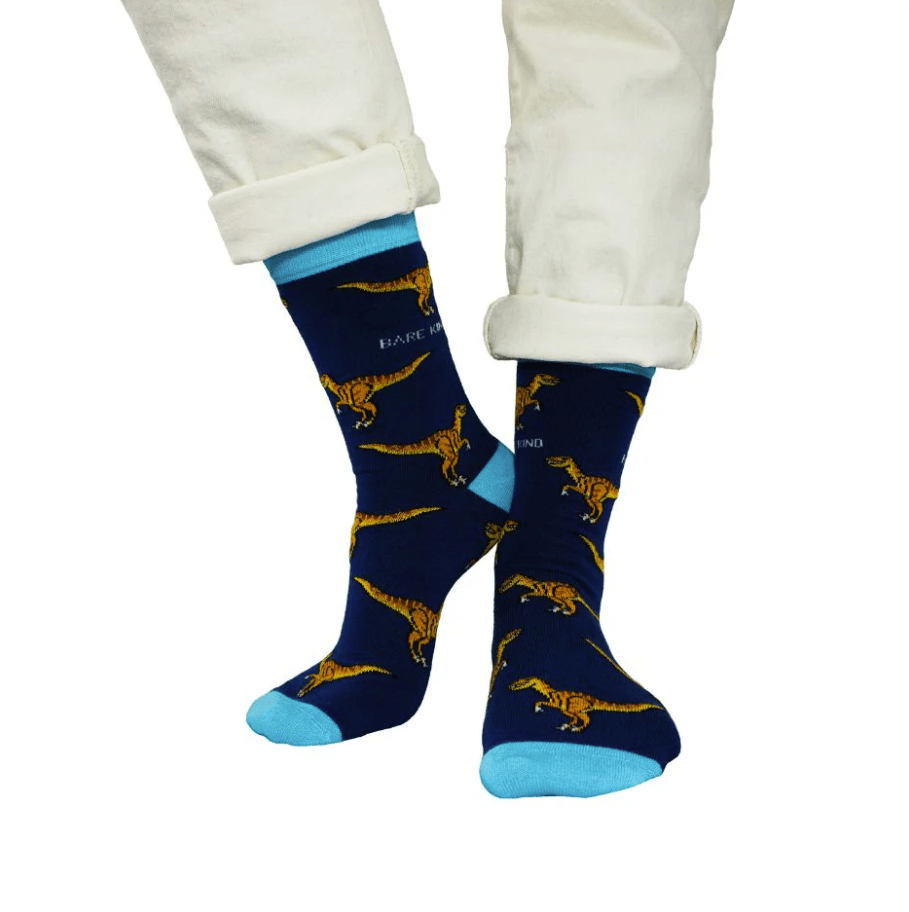 Bare Kind Bamboo Socks - Save the Velociraptors - Y.O.U underwear