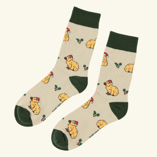 Bare Kind Christmas Capybara Socks - Y.O.U underwear