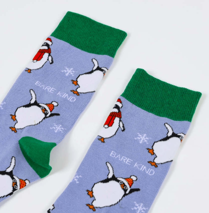 Bare Kind Christmas Penguin Socks - Y.O.U underwear