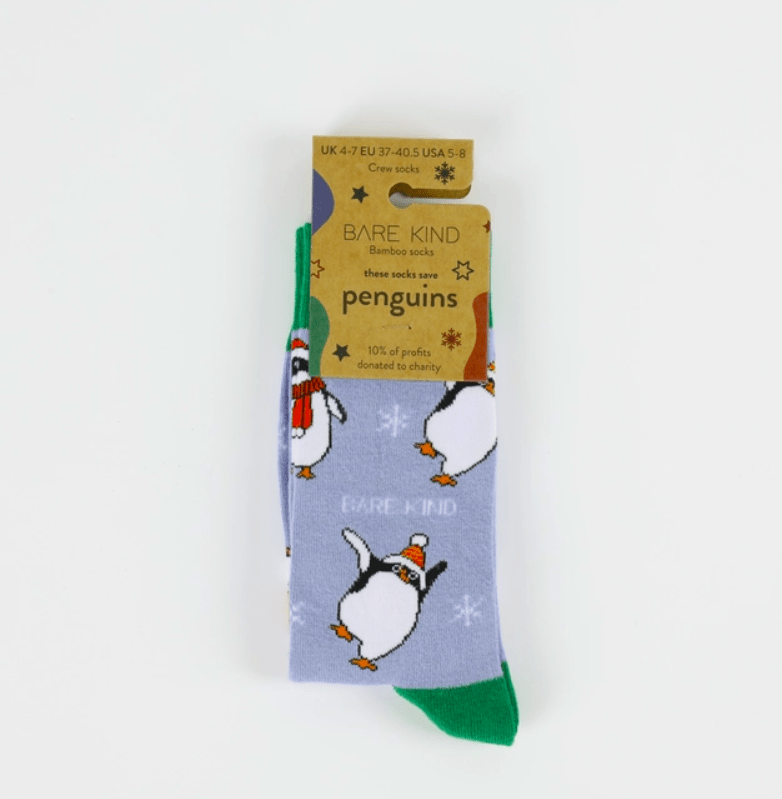 Bare Kind Christmas Penguin Socks - Y.O.U underwear