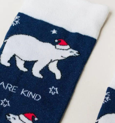 Bare Kind Christmas Polar Bear Socks - Y.O.U underwear