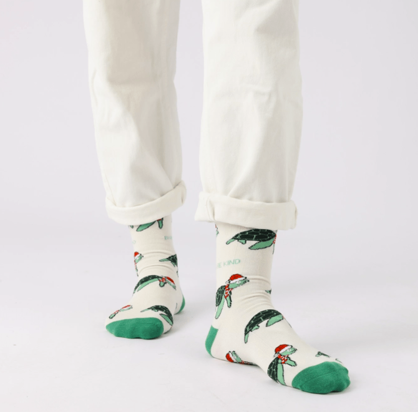 Bare Kind Christmas Turtle Socks - Y.O.U underwear