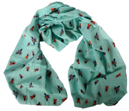 Bee Scarf - Aqua - Where Does It Come From?
