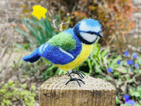 Blue Tit Small Needle Felt Kit - New & Improvedc - Y.O.U underwear
