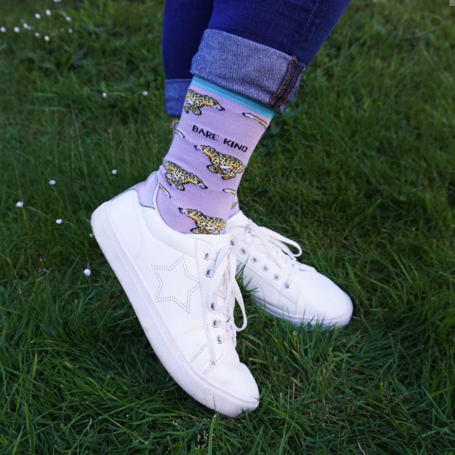 Bare Kind Bamboo Socks - Save the Cheetahs
