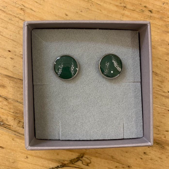 Circle Stud Earrings - recycled Y.O.U mailing bag (2 sizes) - Y.O.U underwear