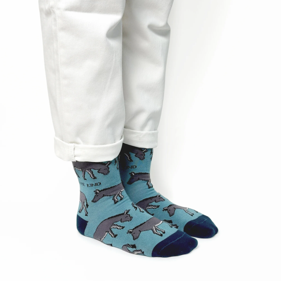 Bare Kind Bamboo Socks - Save the Donkey