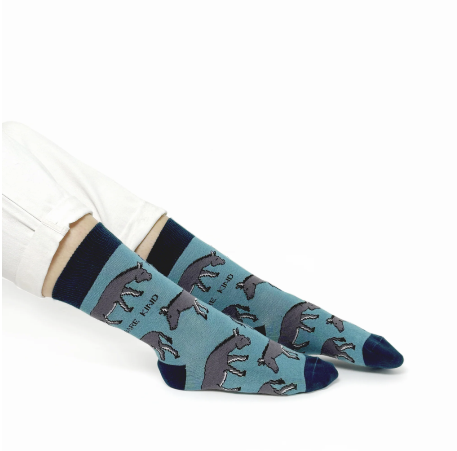 Bare Kind Bamboo Socks - Save the Donkey