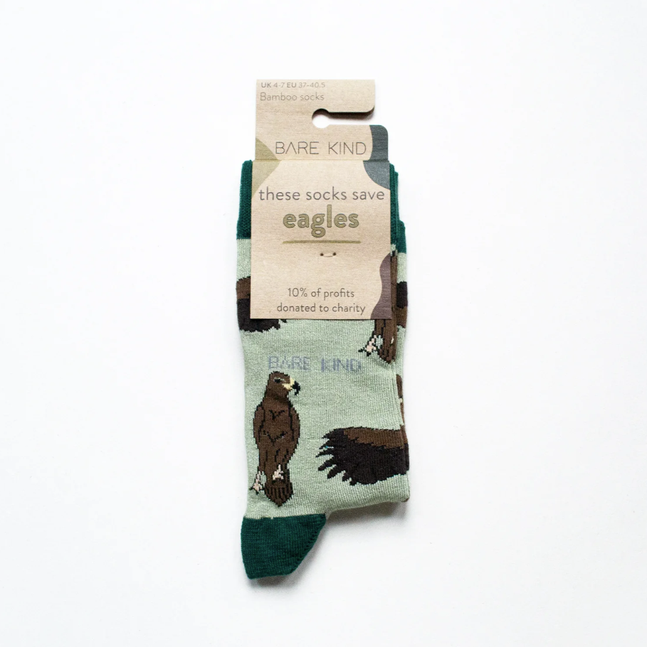 Bare Kind Bamboo Socks - Save the Eagles