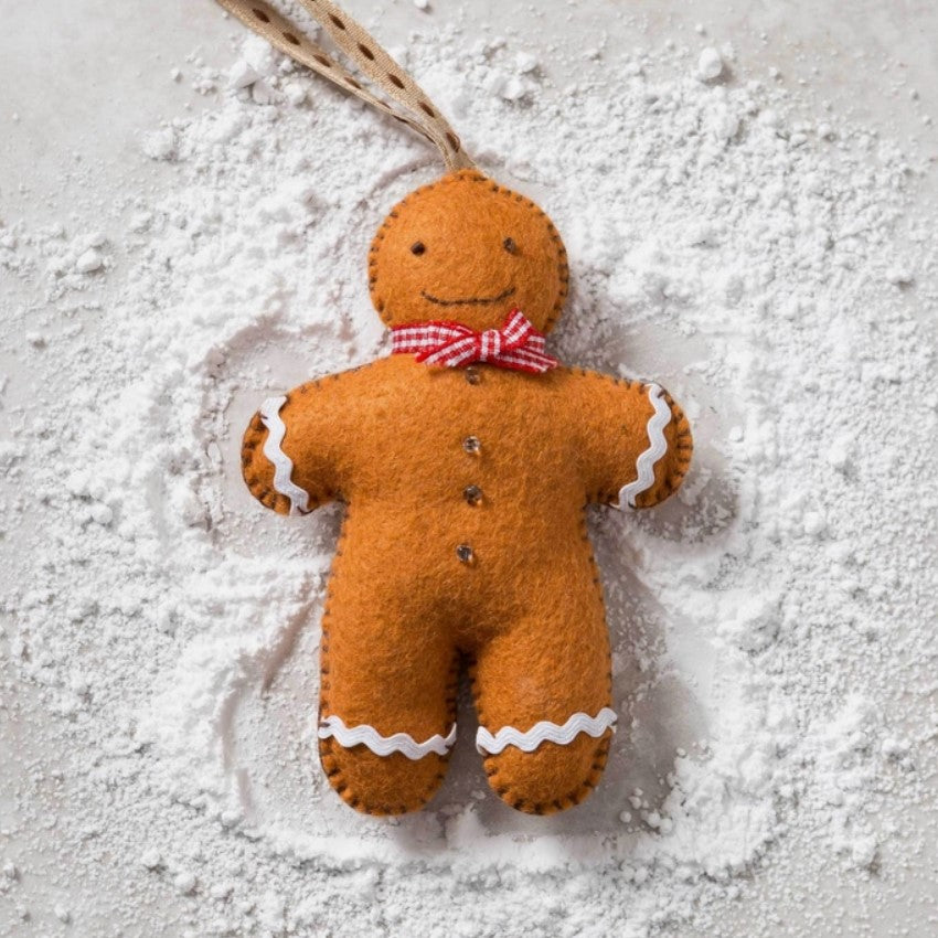 Gingerbread Man Mini Felt Craft Kit - Corinne Lapierre