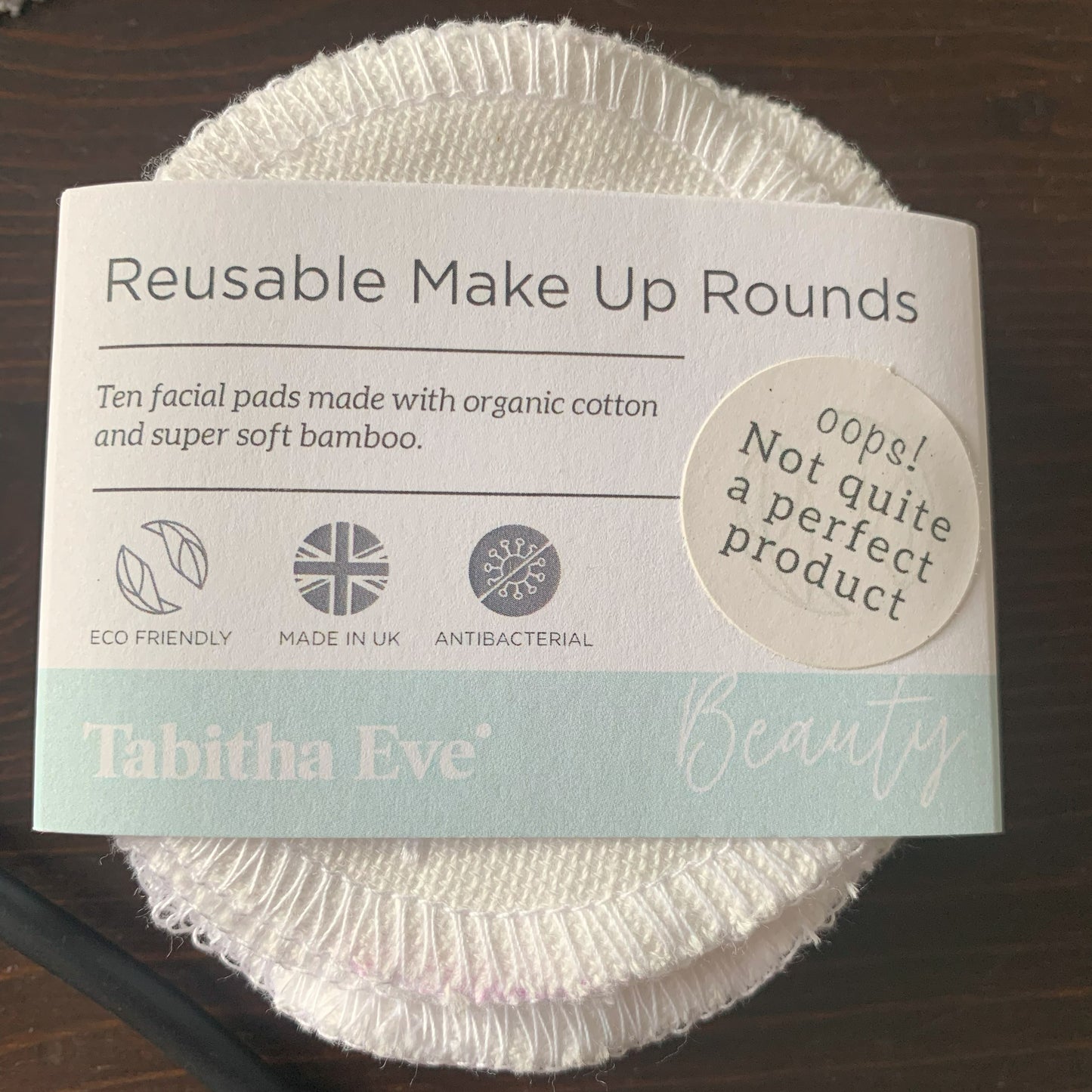 *Imperfect* Reusable Make Up Rounds - pack of 10