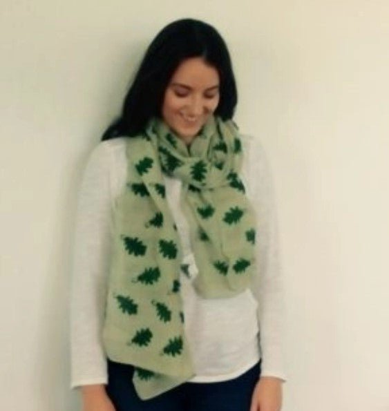 Leaf Print Scarf - Where Does It Come From? - Y.O.U underwear