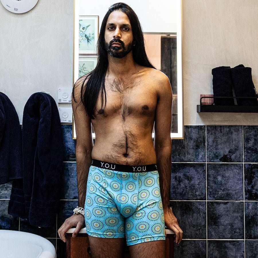 Men's Organic Cotton Mara Longer - Leg Trunks - pack of 5 - Y.O.U underwear