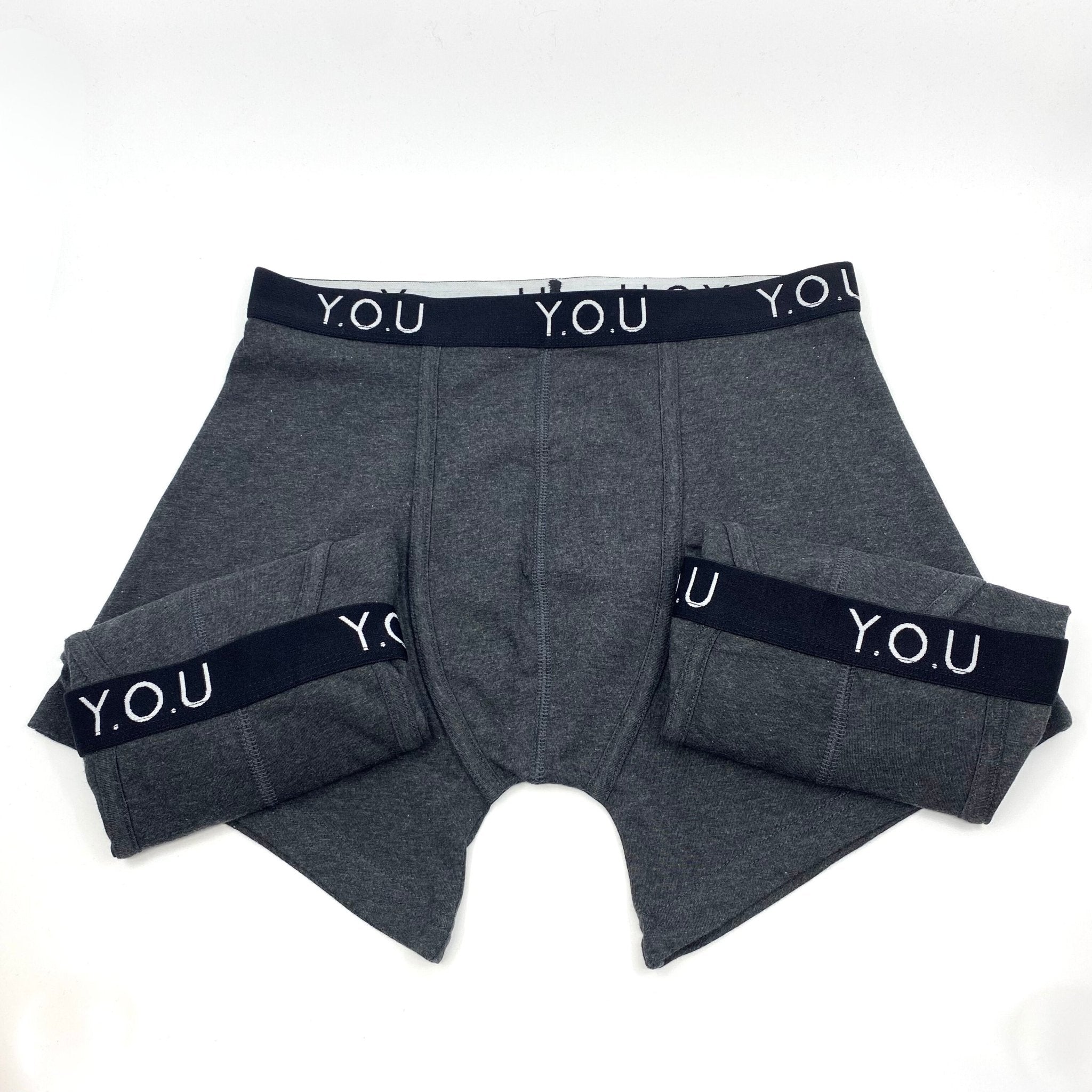 Men’s organic cotton mid - length trunks - pack of 3 - Y.O.U underwear