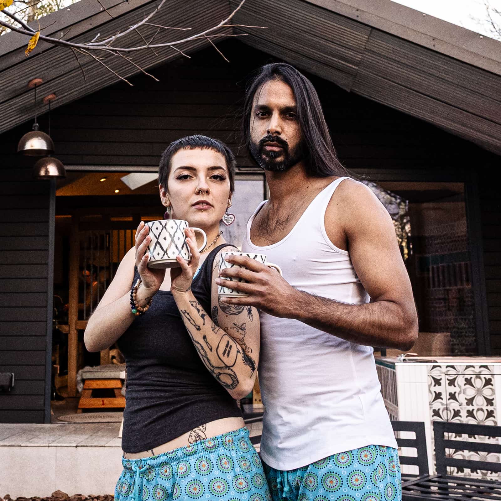 Organic cotton vest top - Charcoal grey (dark grey) - Y.O.U underwear