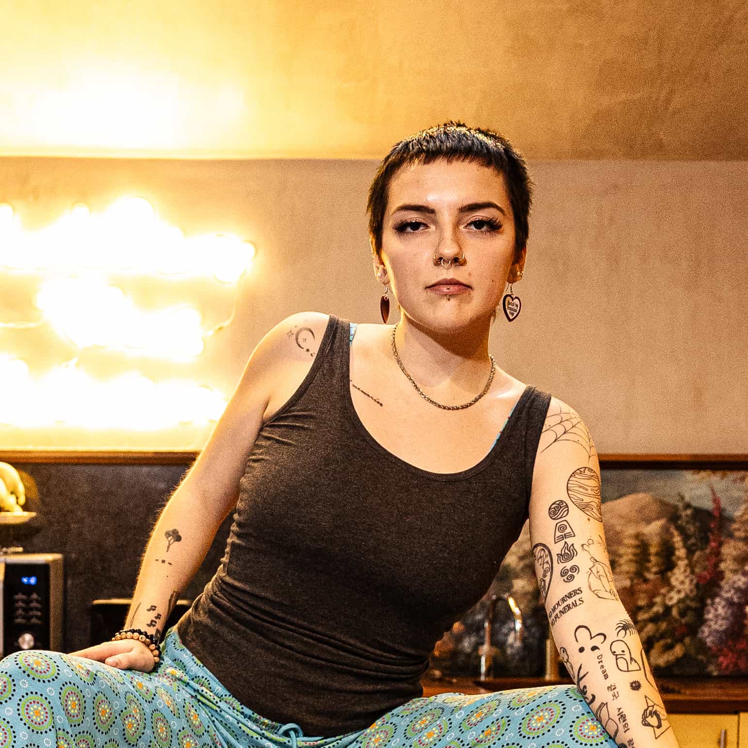 Organic cotton vest top - Charcoal grey (dark grey) - Y.O.U underwear