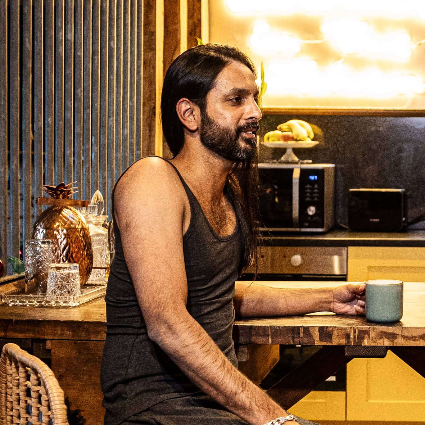 Organic cotton vest top - Charcoal grey (dark grey) - Y.O.U underwear