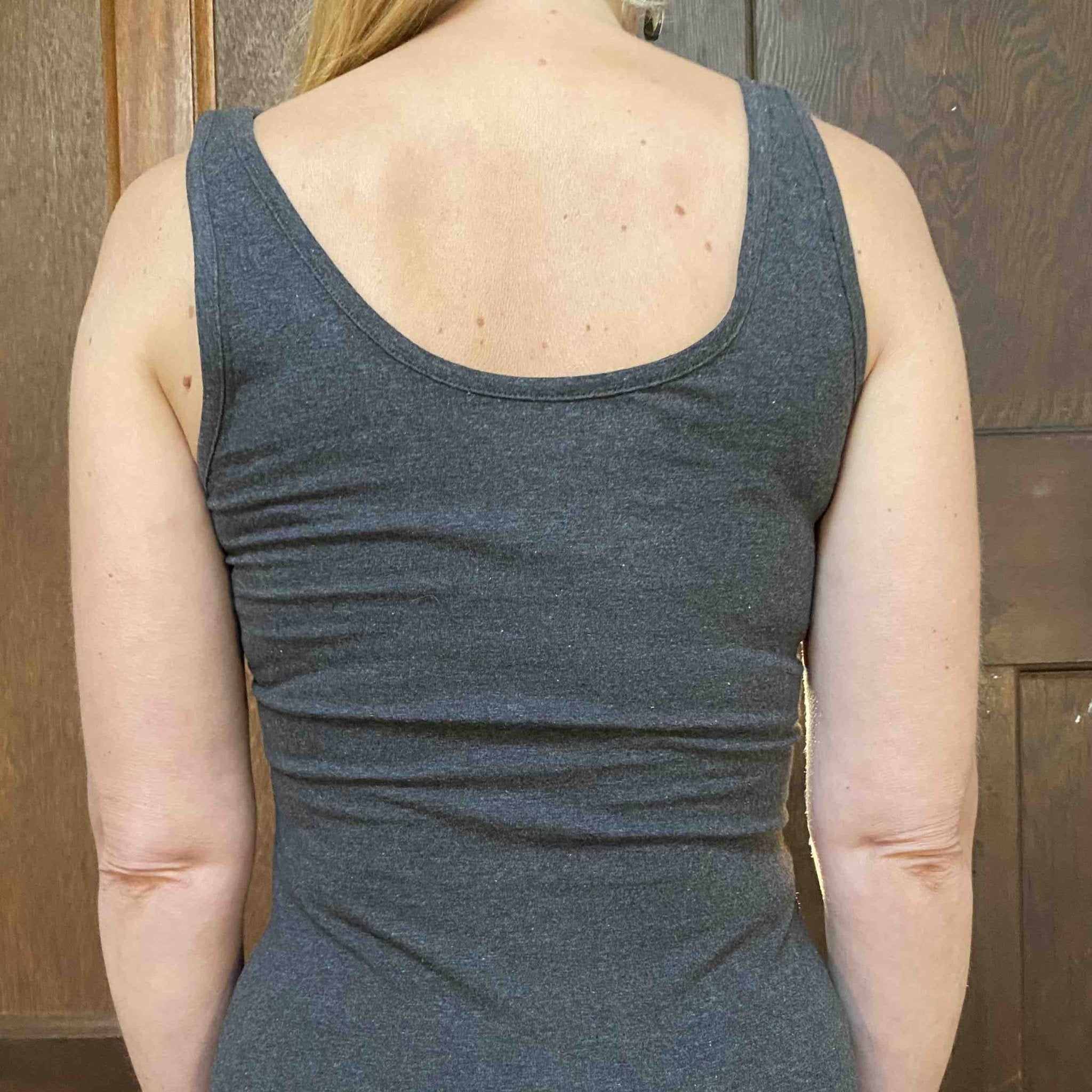 Organic cotton vest top - Charcoal grey (dark grey) - Y.O.U underwear