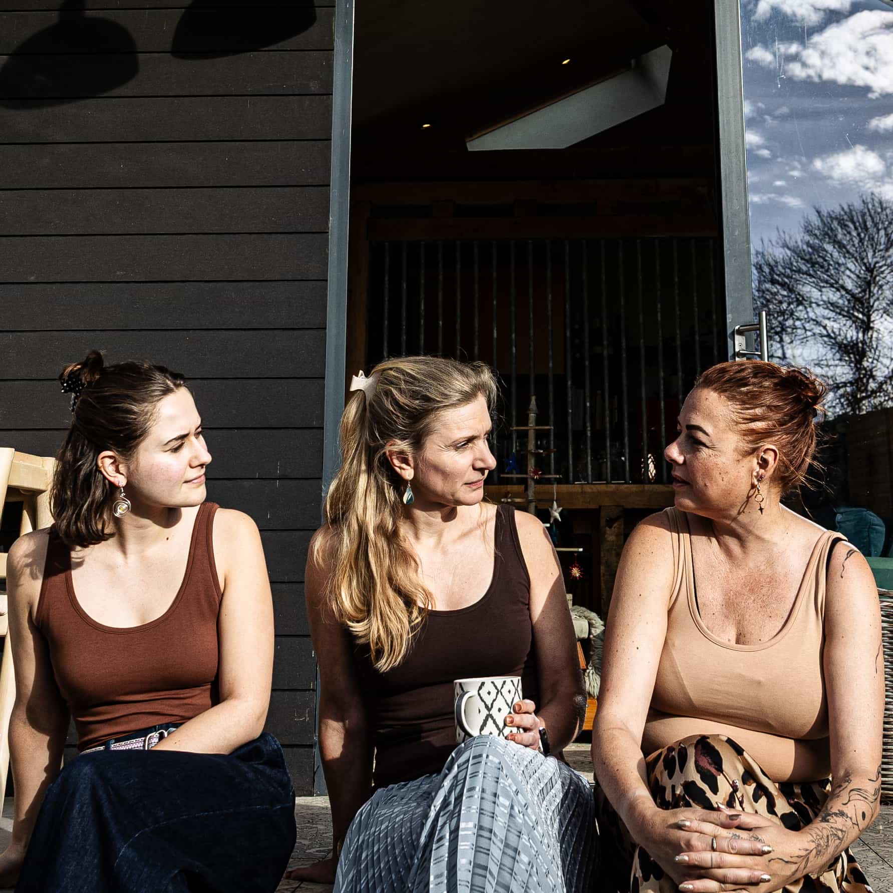 Organic cotton vest top - Chestnut - Y.O.U underwear