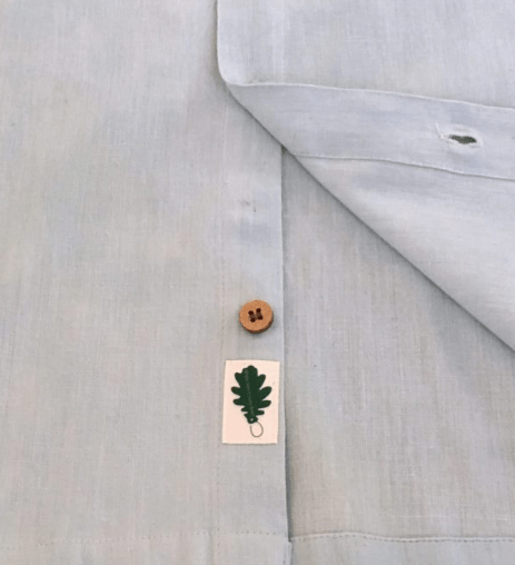 Pale Blue Short - Sleeved Shirt in Khadi Organic Cotton – Where Does It Come From? - Y.O.U underwear