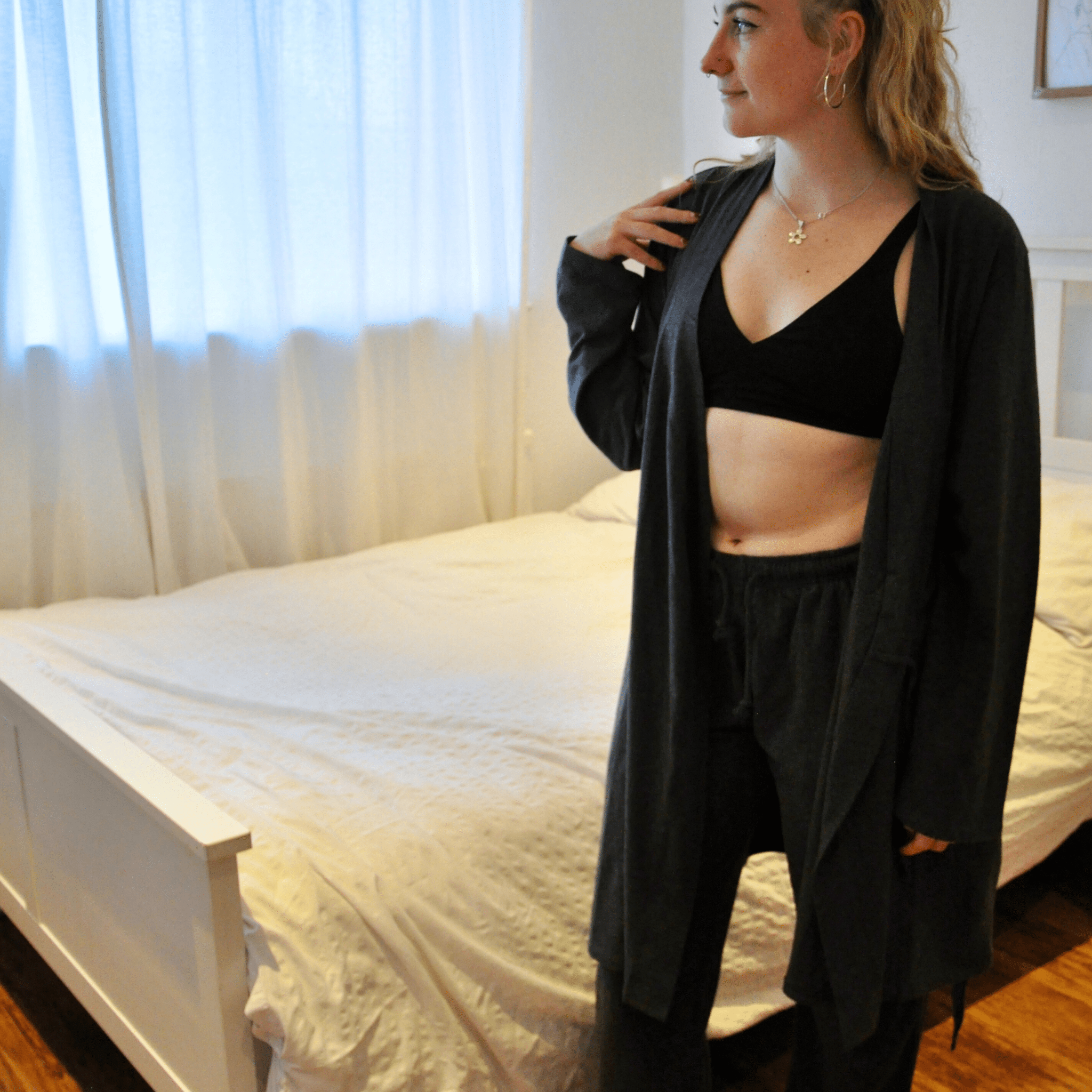 Pyjamas - organic cotton unisex pyjama bottoms - charcoal / dark grey - Y.O.U underwear