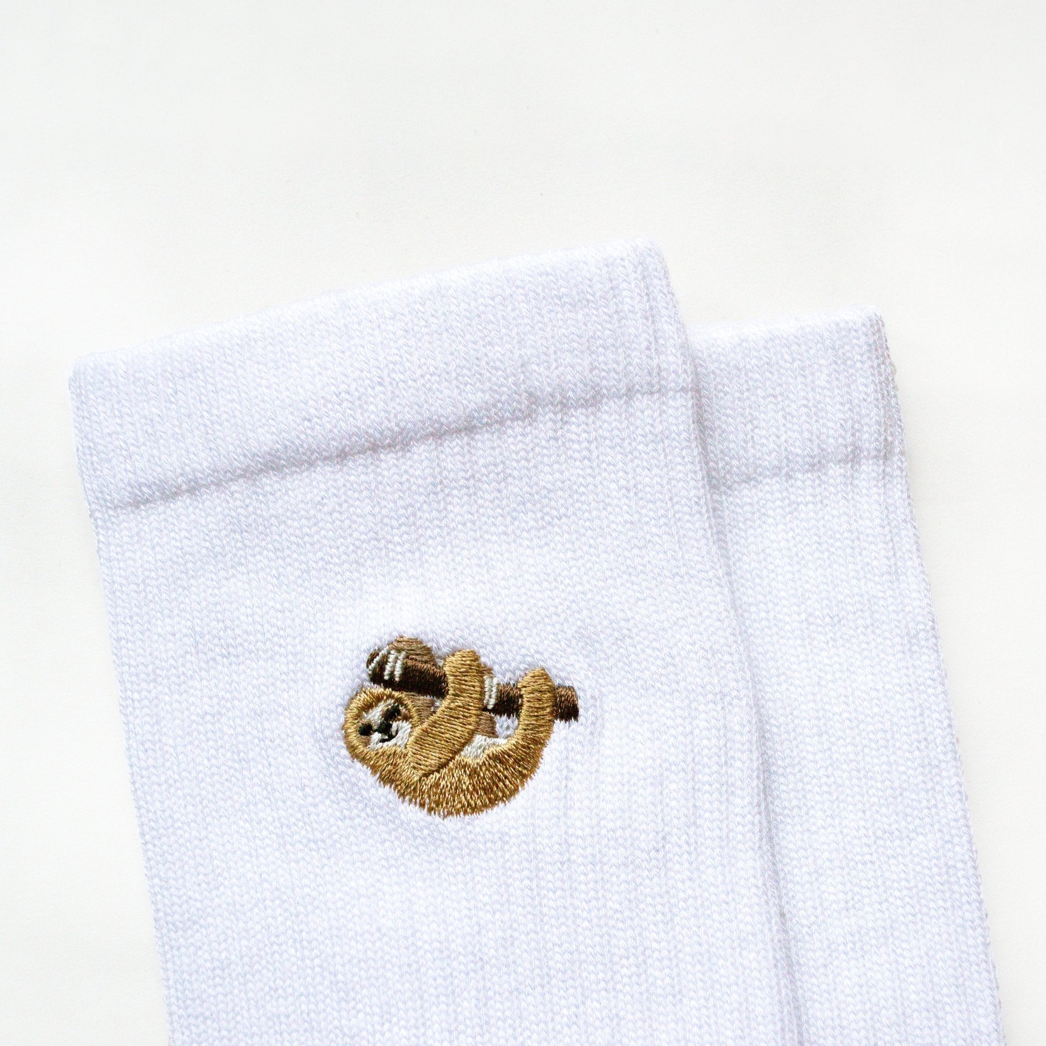 Ribbed Sloth Socks - Bare Kind Bamboo Socks - Save the Sloths - Y.O.U underwear