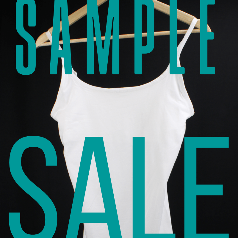 Sample sale - Organic cotton camisole - White - Y.O.U underwear