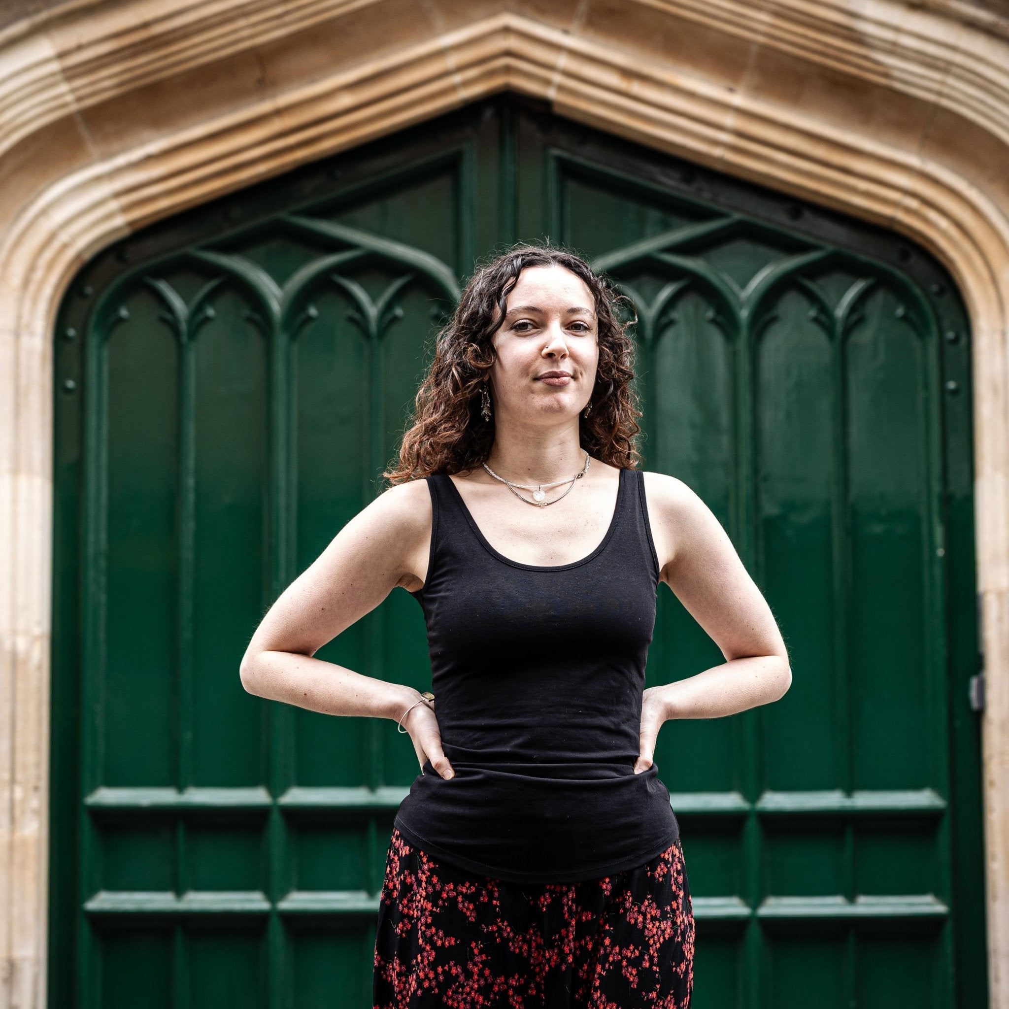 Sample sale - Organic cotton vest top - Black - Y.O.U underwear