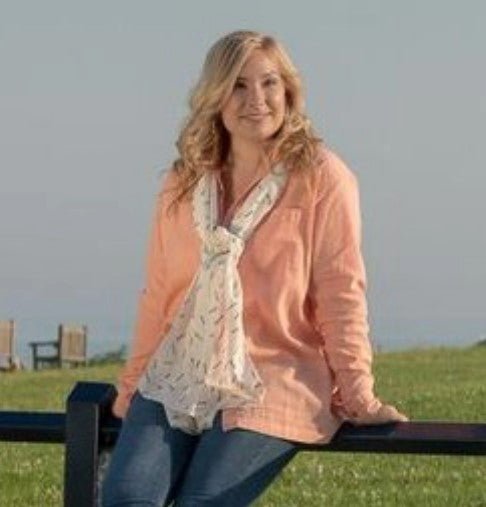 Serenity Scarf - Mindfulness Scarf in White - Where Does It Come From? - Y.O.U underwear