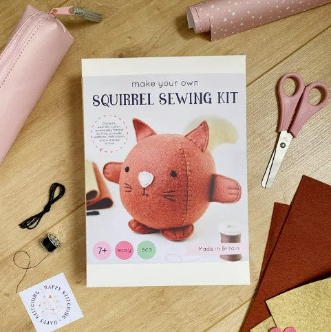 Make Your Own Animal Sewing Kit - Squirrel