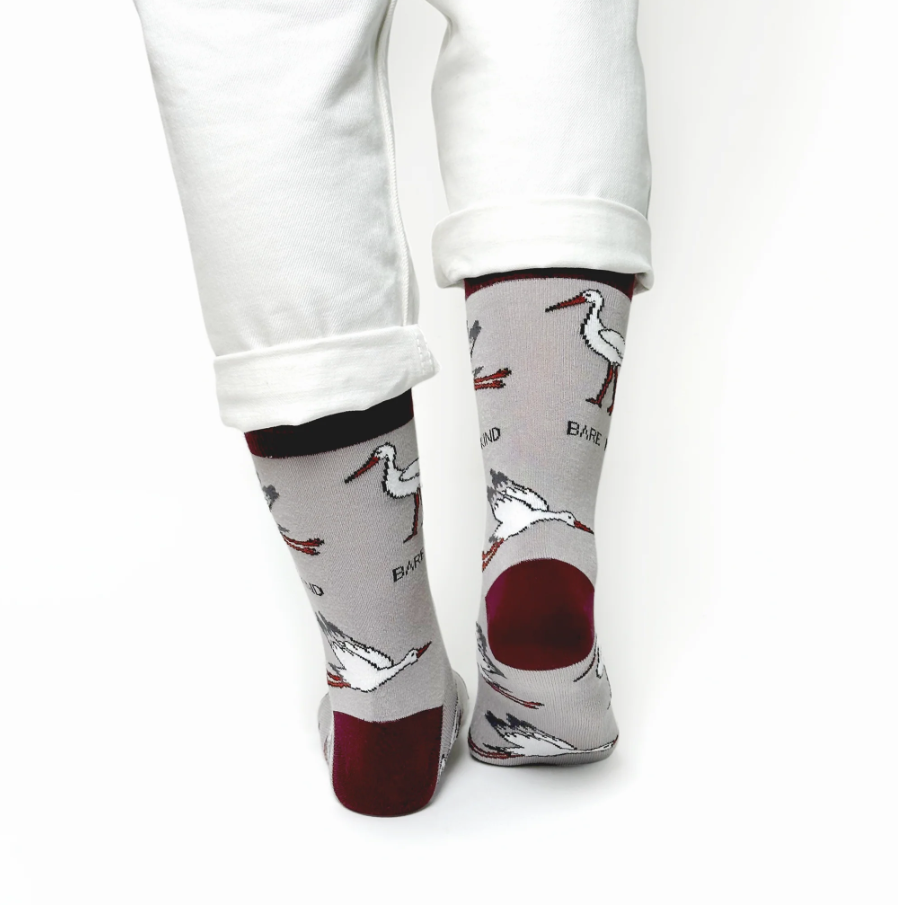 Bare Kind Bamboo Socks - Save the Storks