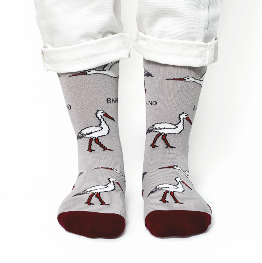 Bare Kind Bamboo Socks - Save the Storks