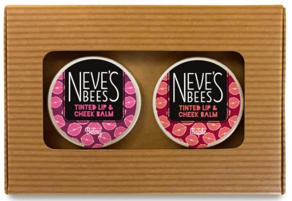 Tinted Lip & Cheek Balm Gift Set – Maple & Berry (Neve's Bees)
