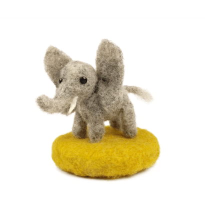 Tiny Elephant Amiguwoolli Mini Needle Felt Kit - The Makerss - Y.O.U underwear