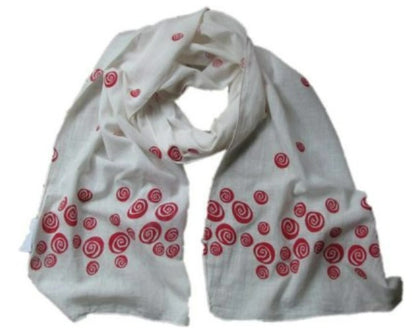 Red Rose Handwoven Scarf - Where Does It Come From?