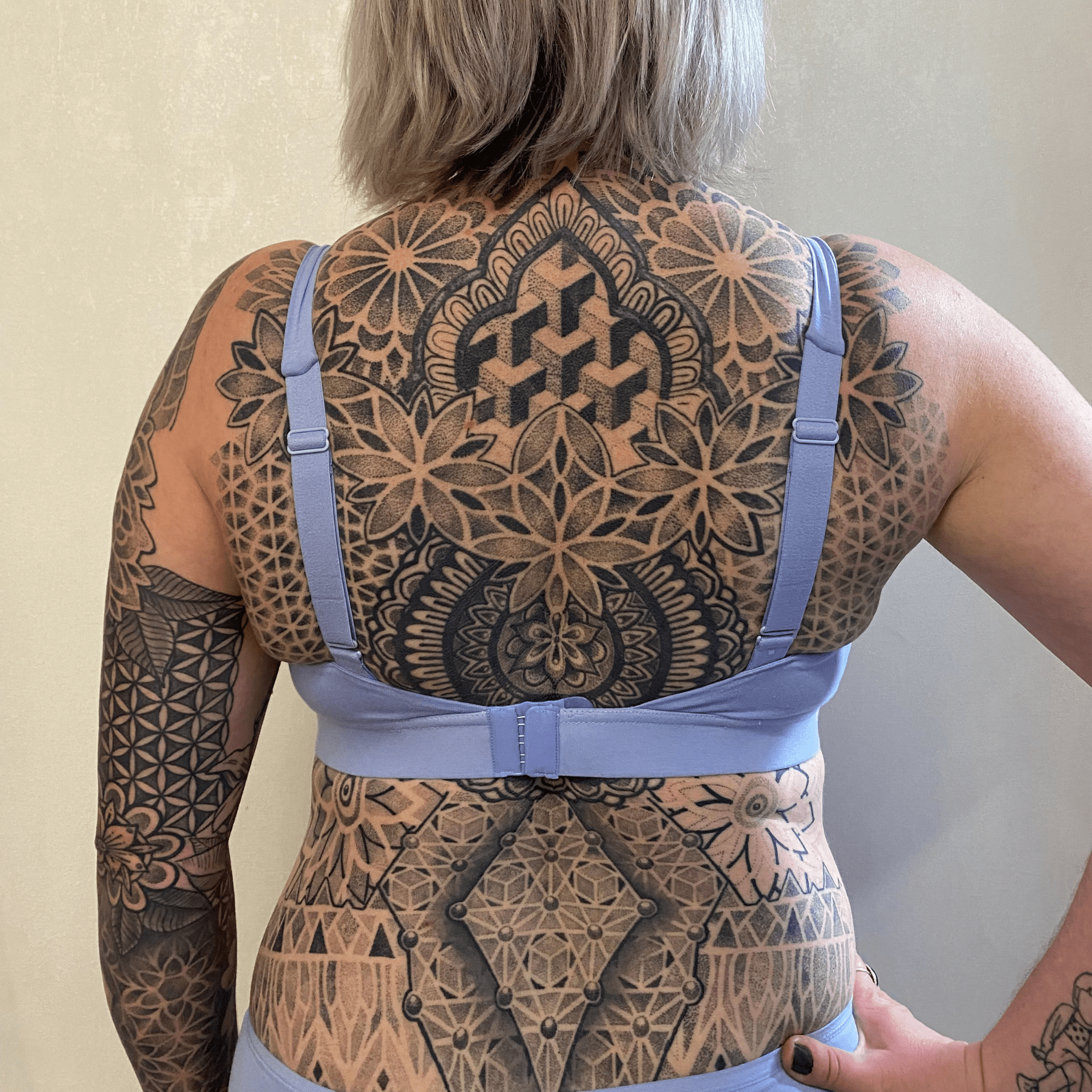 Women's organic cotton bra in light blue - more supportive bra - Y.O.U underwear