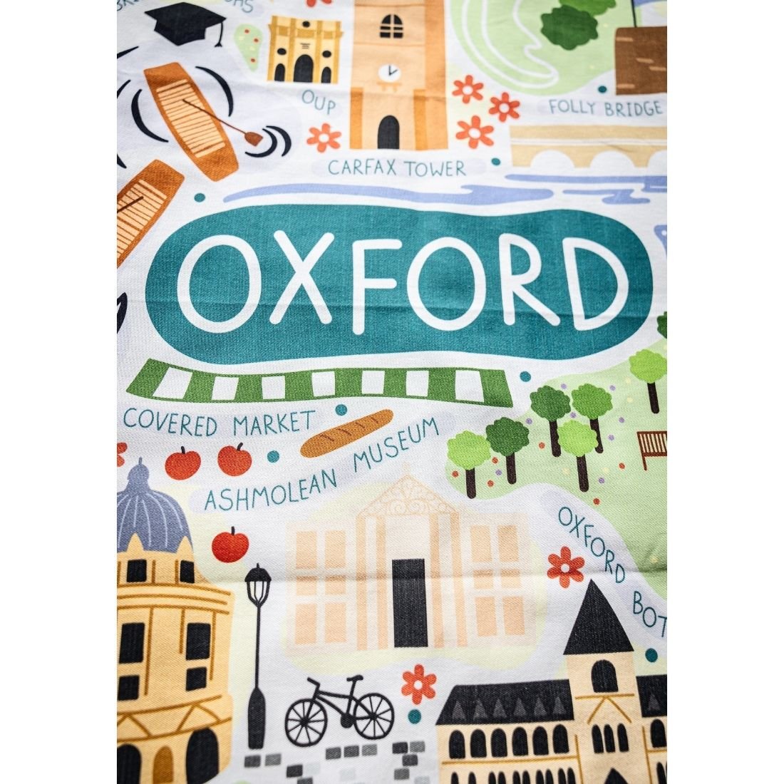 Y.O.U Oxford Landmarks Organic Cotton Tea Towel - Y.O.U underwear