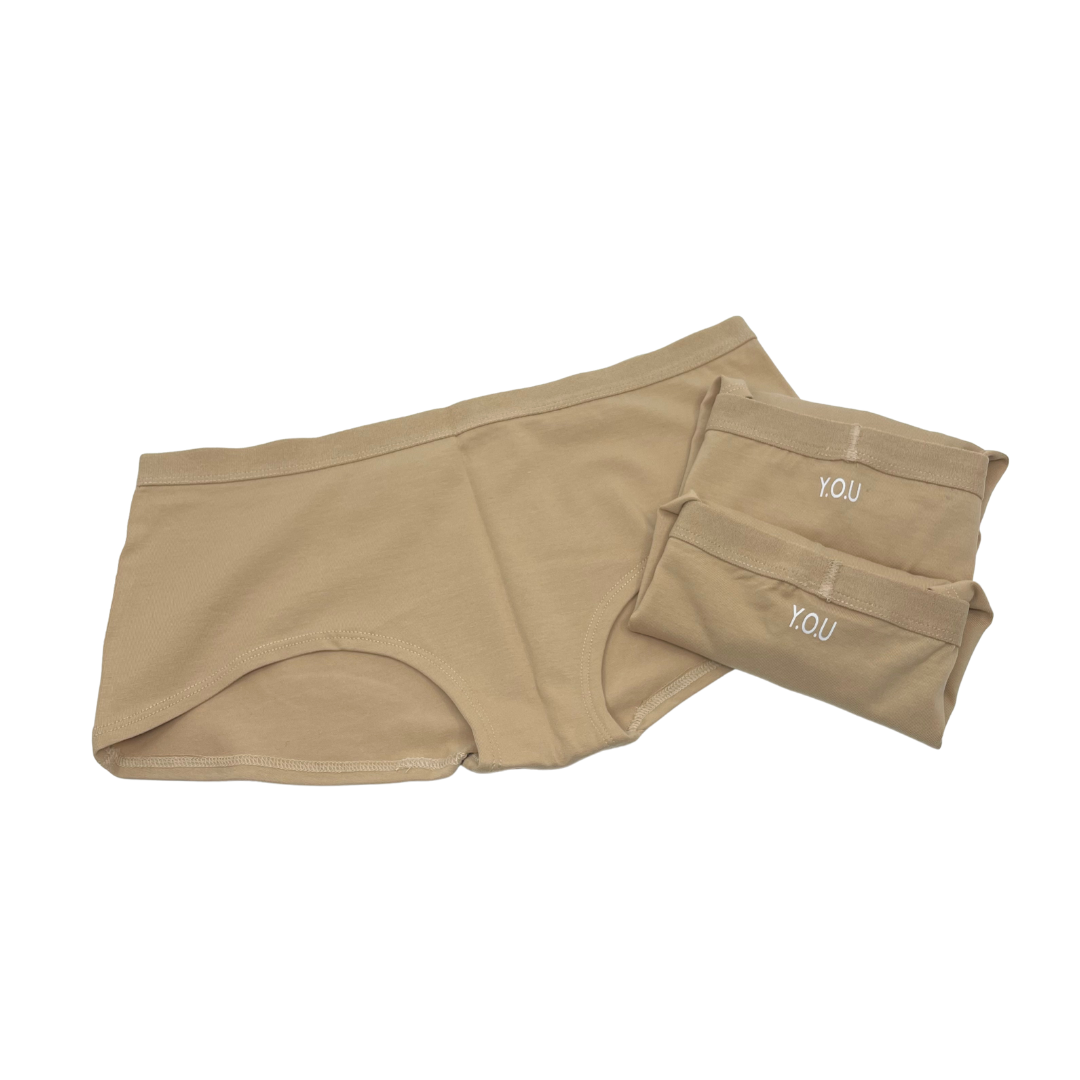 Almond Boy Shorts  Pack of 3