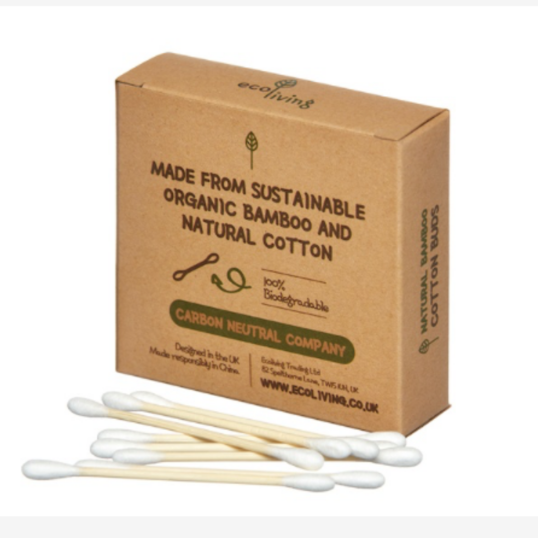 100% Biodegradable Bamboo Cotton Buds
